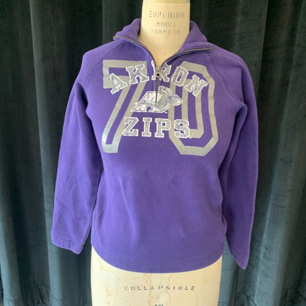 Akron Zips half zip up sweater
